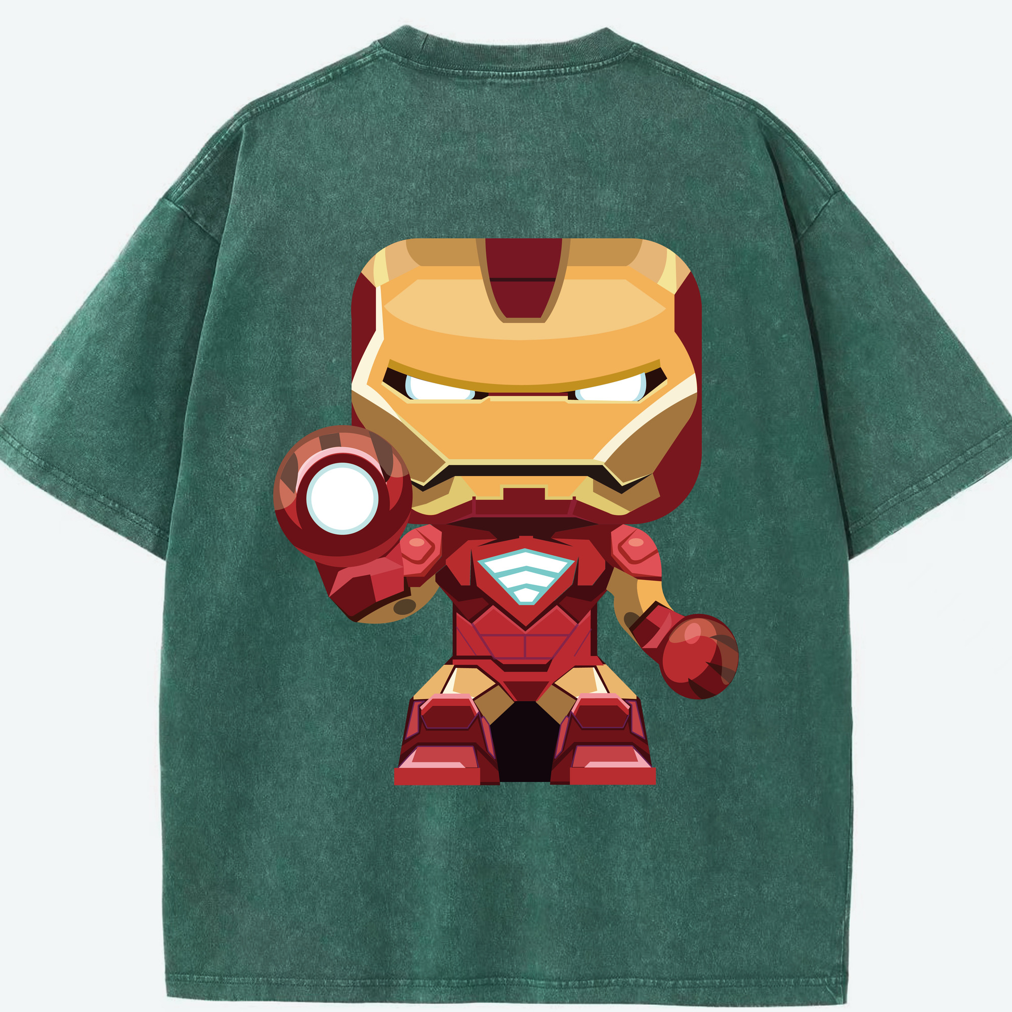 （画像用） アベンジャーズ The Avengers 綿100% ヴィンテージ風 半袖Tシャツ（背面プリント）